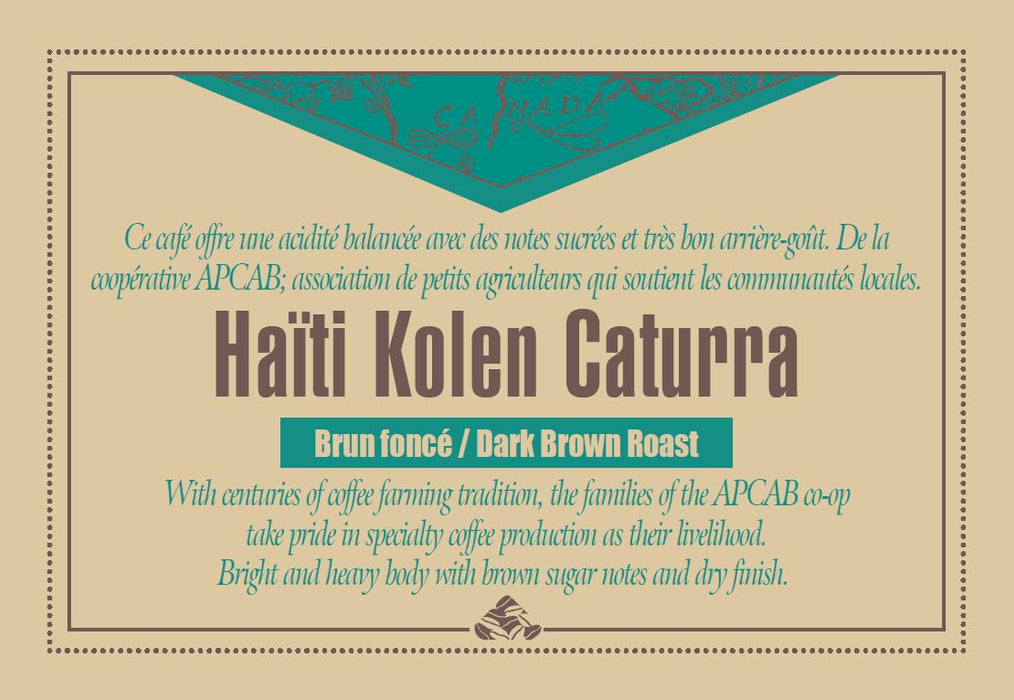 Haïti Kolen Caturra