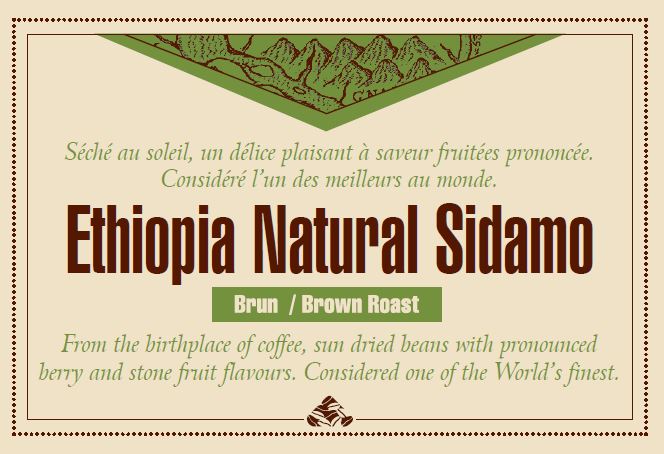 Ethiopia Natural Sidamo