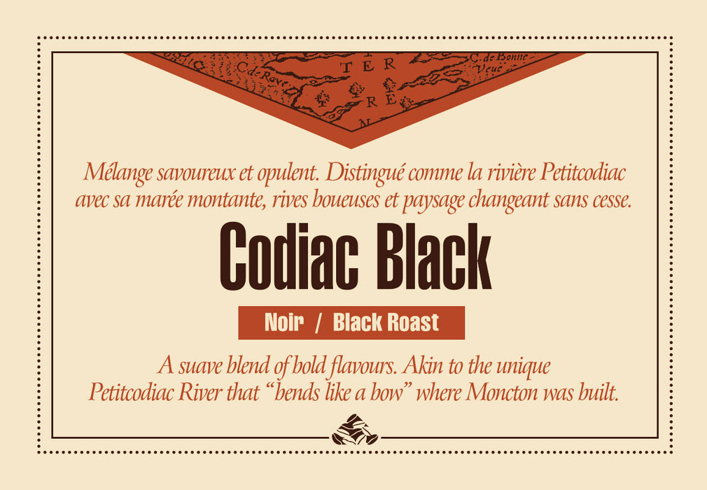 Codiac Black signature coffee blend