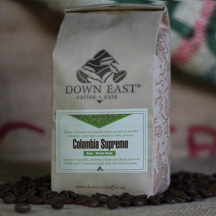 Colombia Supremo Down East coffee pouch