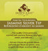GREEN TEA LABEL : Jasmine Silver Tip Loose Leaf Tea - GREEN - Down East Coffee Roasters